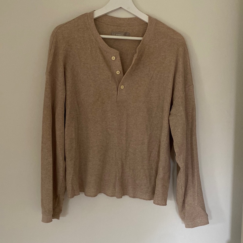 Waffle long sleeve shirt